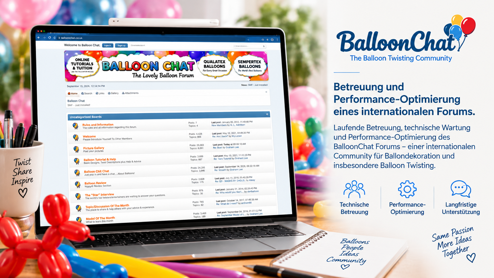 Internationales BalloonChat Forum für Balloon Artists
